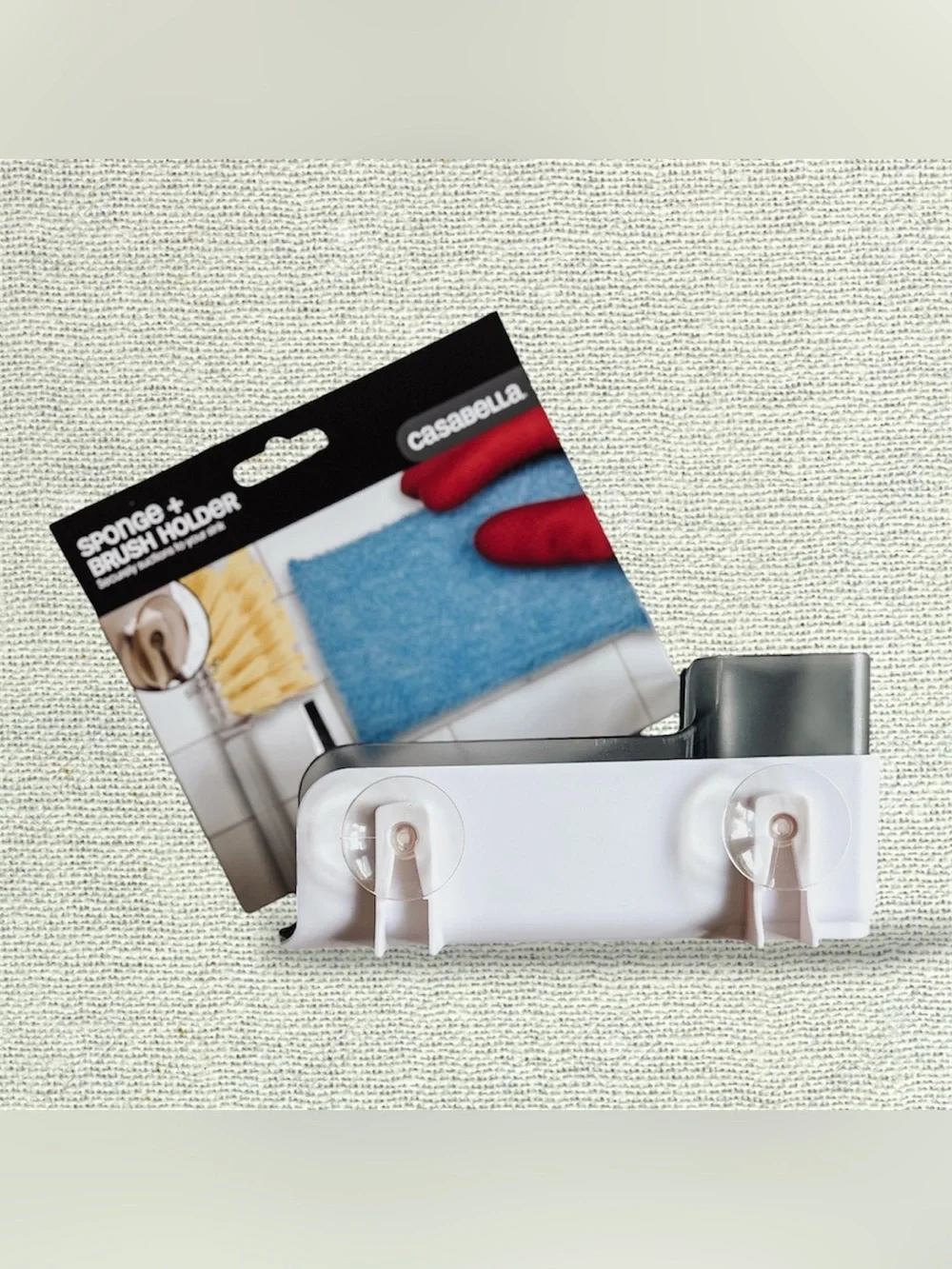 NEW Kitchen Sink Sponge & Dish Brush Holder Organizer